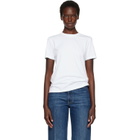 Lanvin White Cotton Ribbon Detail T-shirt