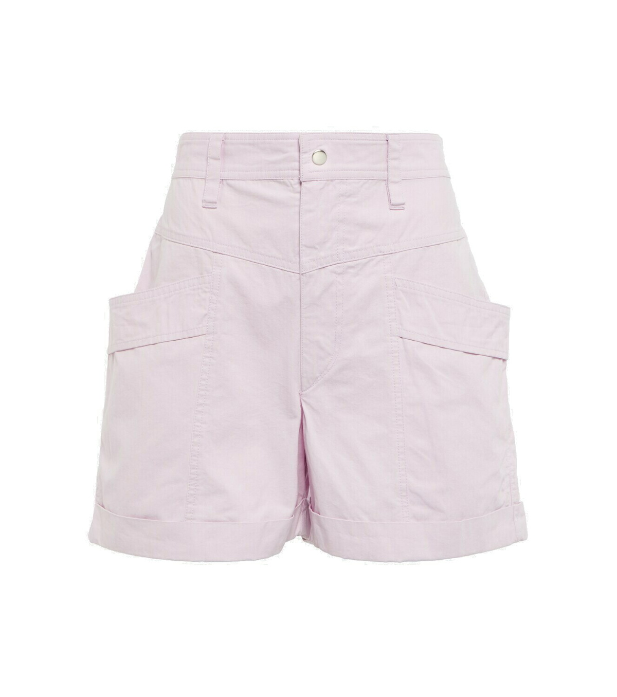 Marant Etoile Rachel high-rise cotton shorts Isabel Marant Etoile