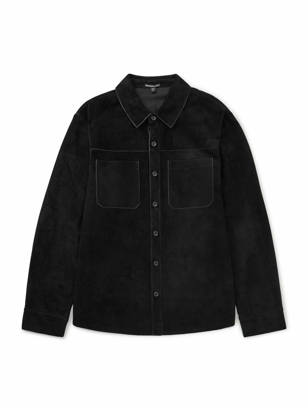 Photo: James Perse - Suede Shirt - Black