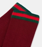 Gucci Web Stripe cotton-blend socks