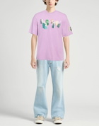Msgm Mens T-shirt Lilac