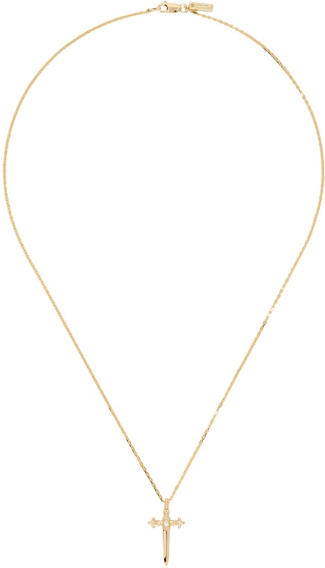 Photo: Hatton Labs Gold Dagger Pendant Necklace