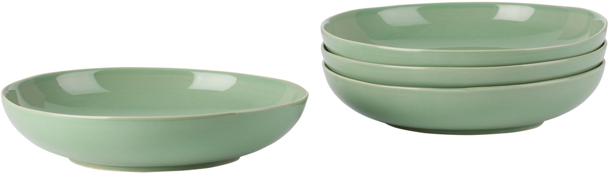 The Conran Shop Green Luna Pasta Bowl Set, 4 pcs