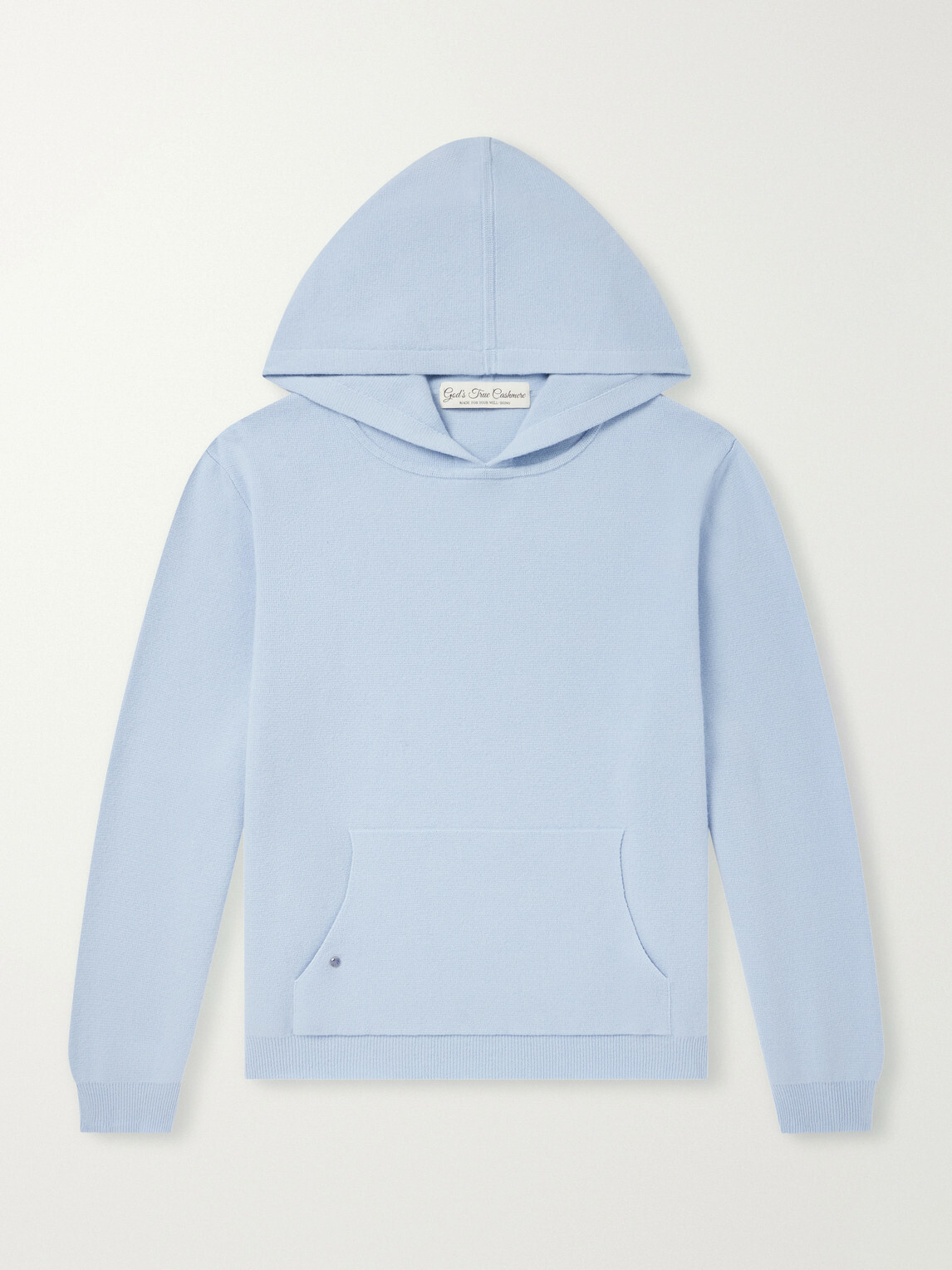 God's True Cashmere - Cashmere Hoodie - Blue
