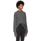 Tibi Grey Easy Cozy Sweater