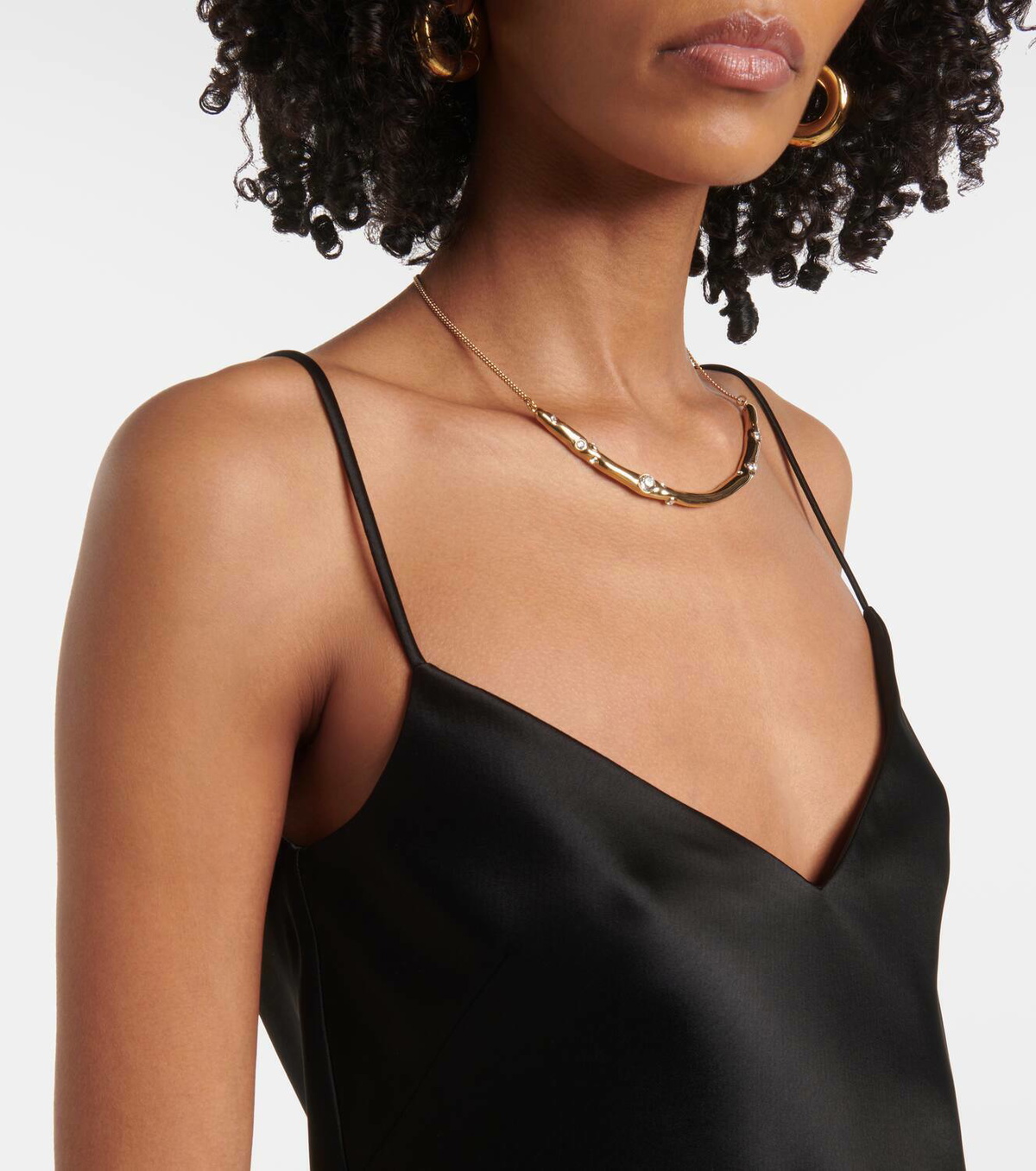 Galvan Ischia satin camisole