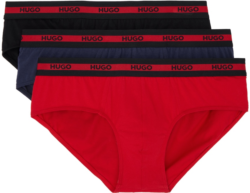 Photo: Hugo Three-Pack Multicolor Briefs