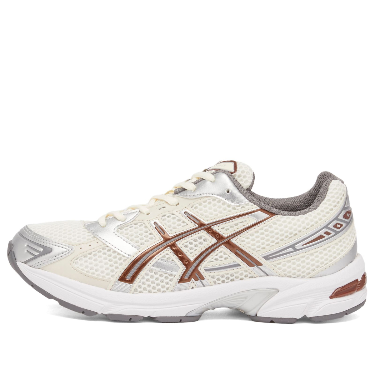 Asics Women's Gel-1130 in Cream/Reddish Brown