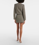 Self-Portrait Herringbone embellished jacket