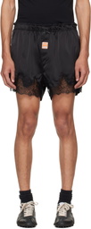 Martine Rose Black French Knicker Shorts