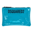 Dsquared2 Blue PVC Pouch