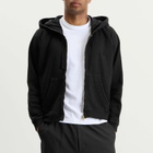 Second/Layer Men's Second Layer Rola Zip Hoodie in Washed Black