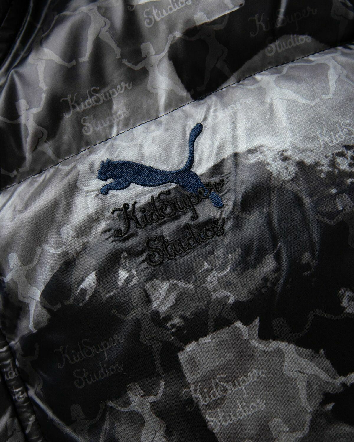 Puma X Kidsuper Mmq Aop Puffer Jacket Black Down & Puffer Jackets Puma