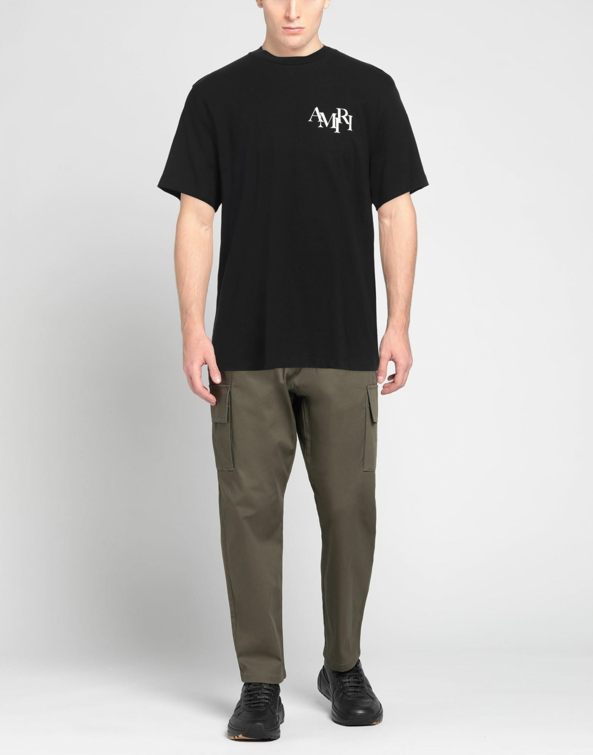 Amiri Mens T-shirt in Black