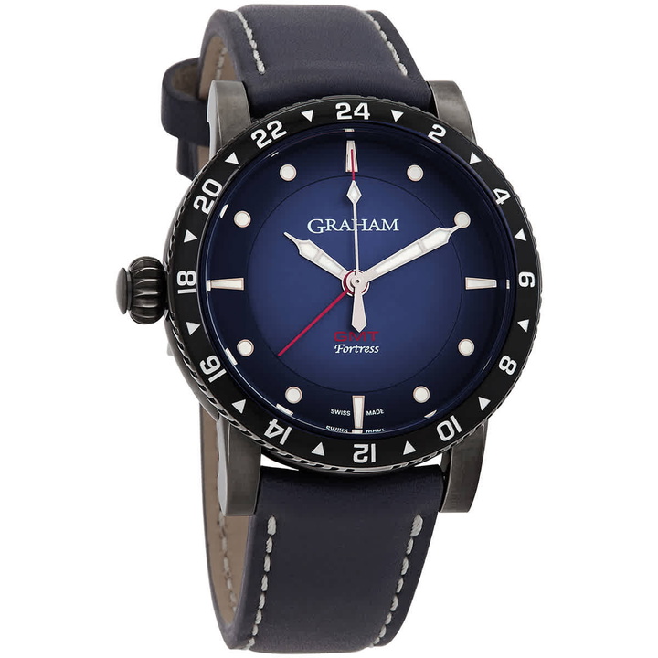 Photo: Graham Fortress GMT Automatic Blue Dial Mens Watch 2FOBV.U03A