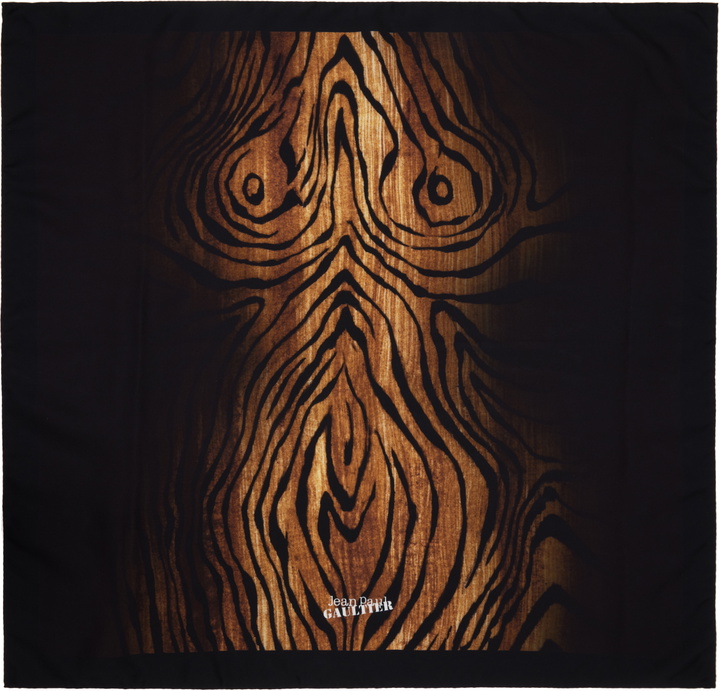 Photo: Jean Paul Gaultier Black & Brown 'The Wood' Scarf