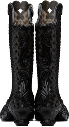 Y/Project Black Melissa Edition Court Boots