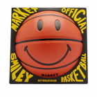 MARKET Men's Smiley Natural Basketball in Orange