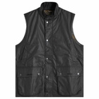 Barbour Men's x Baracuta Wax Gilet in Black
