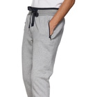 Dolce and Gabbana Grey Melange Plain Sweatpants