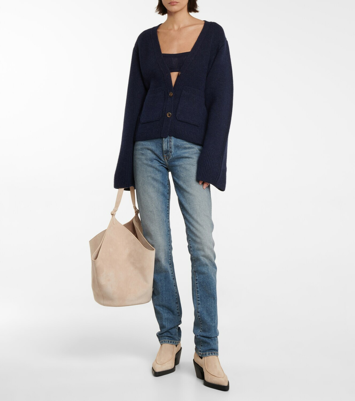 Khaite - Vara cashmere bralette