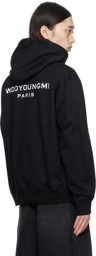 Wooyoungmi Black Printed Hoodie