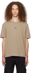 BOSS Brown Bonded T-Shirt