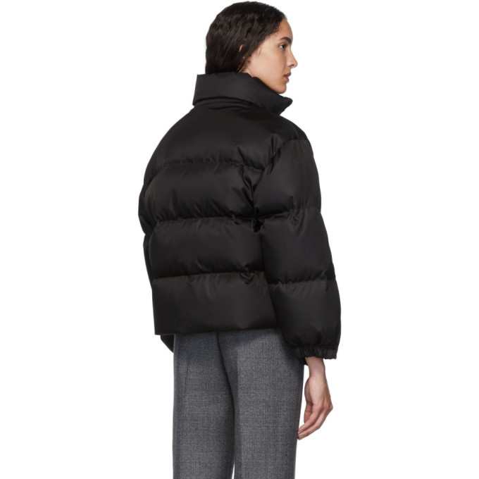 Prada Black Cropped Down Jacket Prada