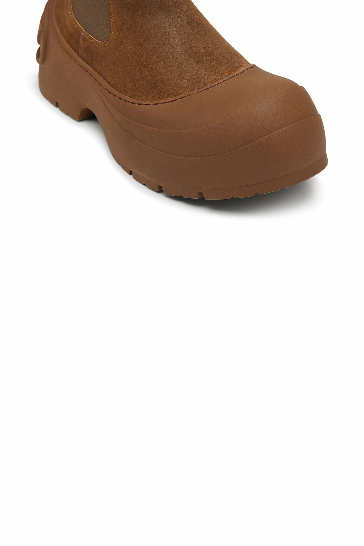 Diesel D-Donald-Chelsea boots in waxed suede and rubber - Boots Mens in Brown
