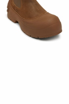 Diesel D-Donald-Chelsea boots in waxed suede and rubber - Boots Mens in Brown