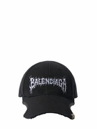 BALENCIAGA - Lny Logo Cotton Drill Cap