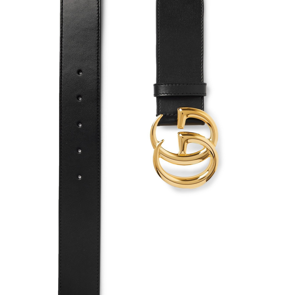 Gucci 4cm gg Supreme Canvas & Leather Belt in Black for Men