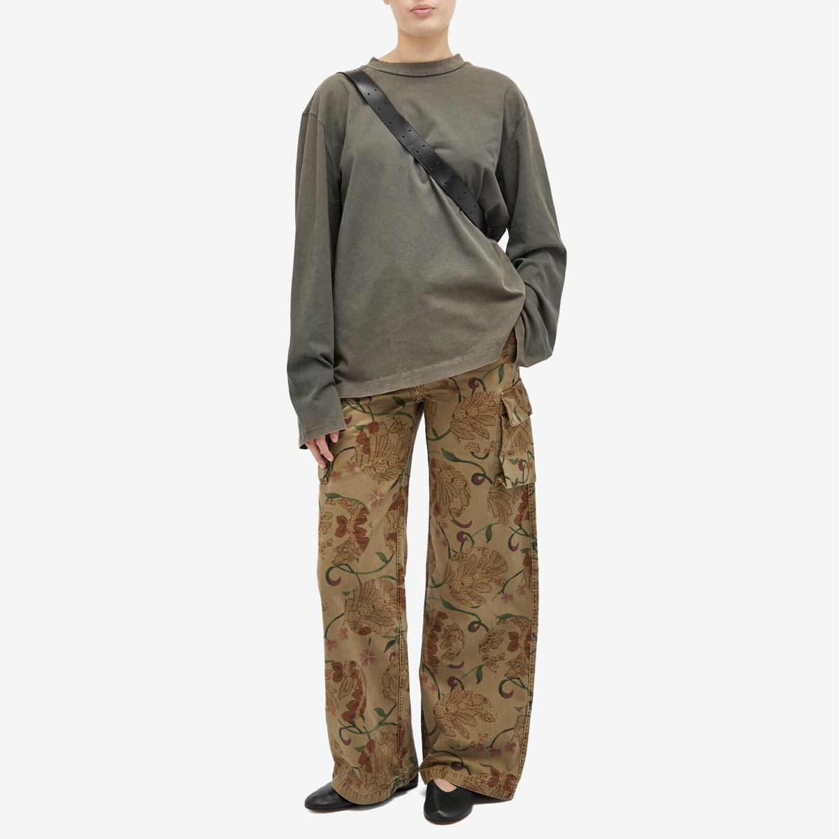 Our Legacy Women's Peak Cargo in Spotting Rose Seventies