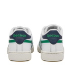 Reebok Men's Club C Revenge Sneakers in White/Glen Green/Vector Navy