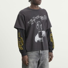 Gallery Dept Men's . Noise Layered T-Shirt in Black/Black