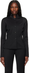032c Black Gattaca Tight Suit Jacket