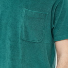 A Kind of Guise Men's Veloso Pocket T-Shirt in Grainy Dark Green