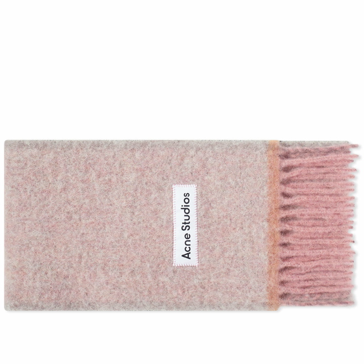 Photo: Acne Studios Men's Vally Solid Scarf in Dusty Pink