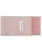 Acne Studios Men's Vally Solid Scarf in Dusty Pink