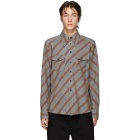 Lemaire Grey Check Wester Shirt