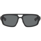 Prada Eyewear Black Linea Rossa Sunglasses