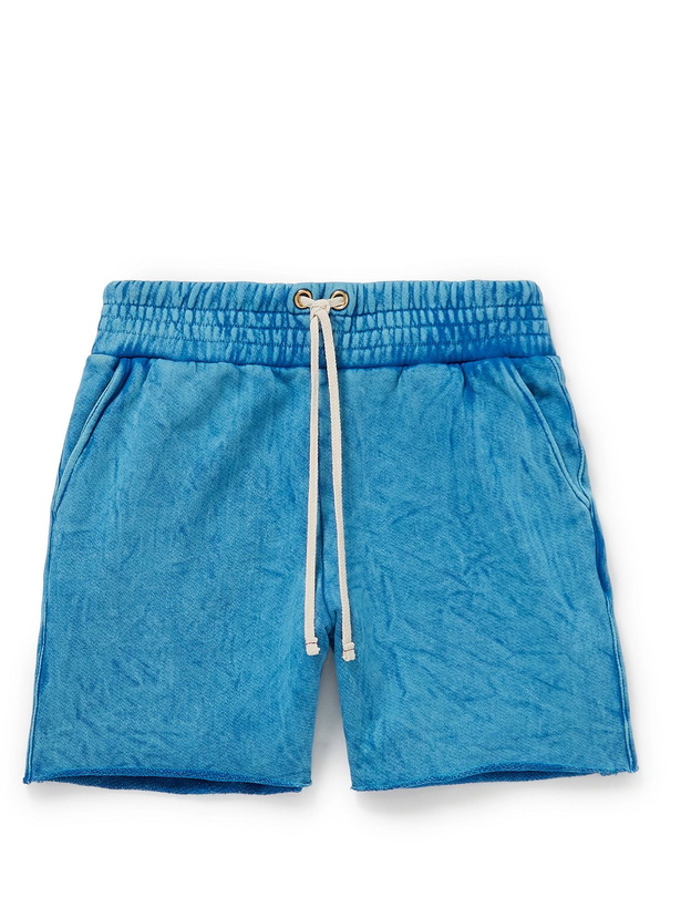 Photo: Les Tien - Garment-Dyed Fleece-Back Cotton-Jersey Drawstring Shorts - Unknown