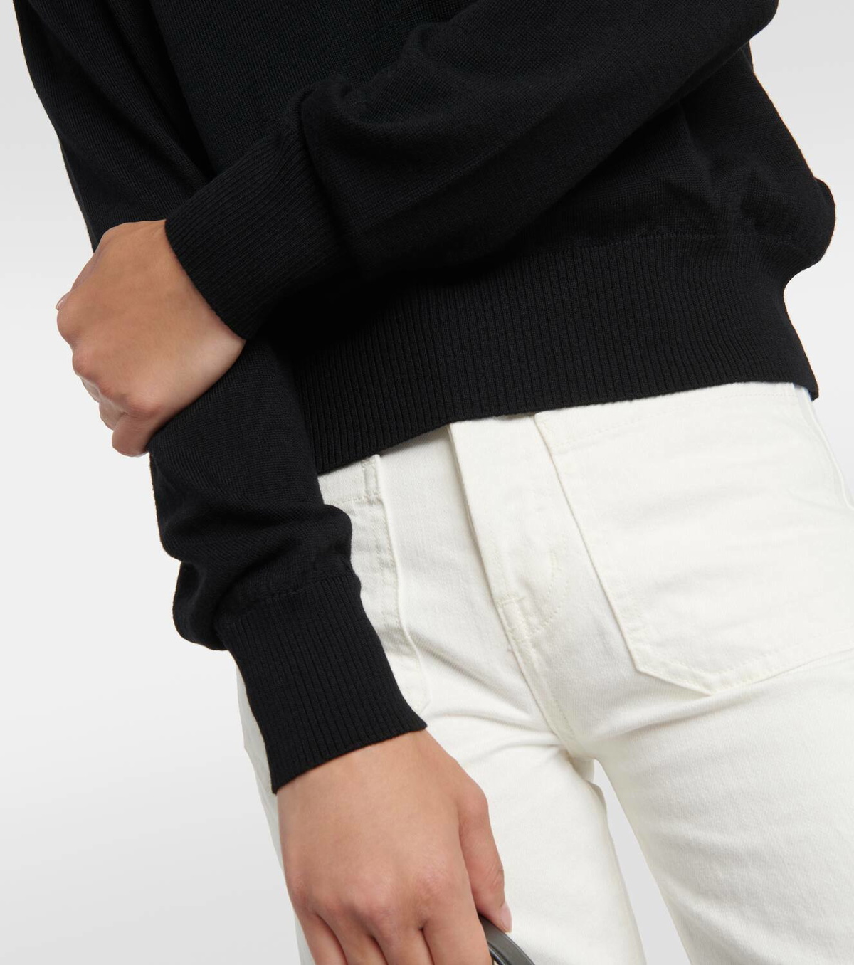 Ami Paris Ami De Cœur wool turtleneck sweater