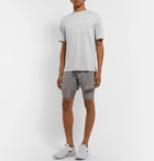 Nike Running - Medalist Mélange Dri-FIT T-Shirt - Men - Light gray