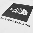 The North Face Men's Raglan Redbox T-Shirt in White