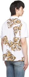 Versace Jeans Couture White Regalia Baroque Polo