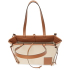 Loewe Off-White Canvas Small Cushion Tote