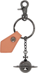 Vivienne Westwood Gunmetal 3D Orb Keychain