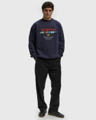Goodies Sportive LEGACY FLAGS CREWNECK Blue Mens Sweatshirt