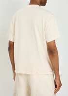 Satoshi Nakamoto Explicit Code Distressed Cotton T-shirt White